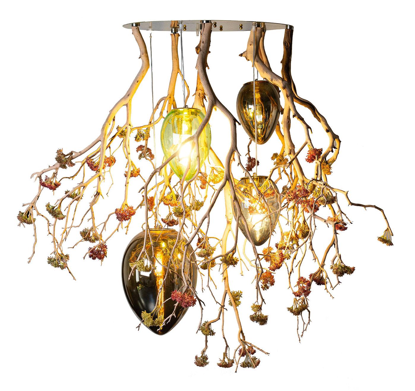 Manzanita Crystal Statement Chandelier