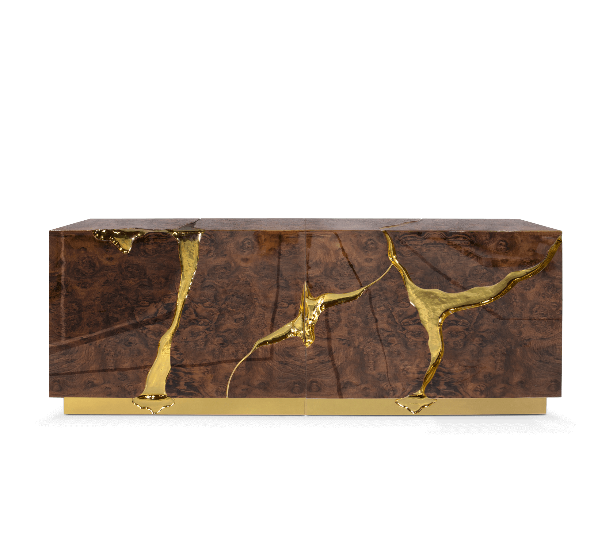 Fissure Walnut Designer Sideboard