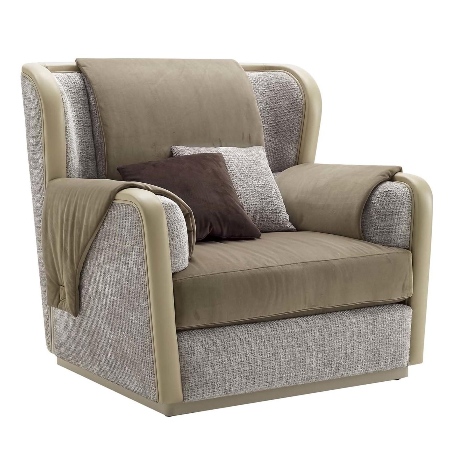 Oliver Beige Elegance Armchair