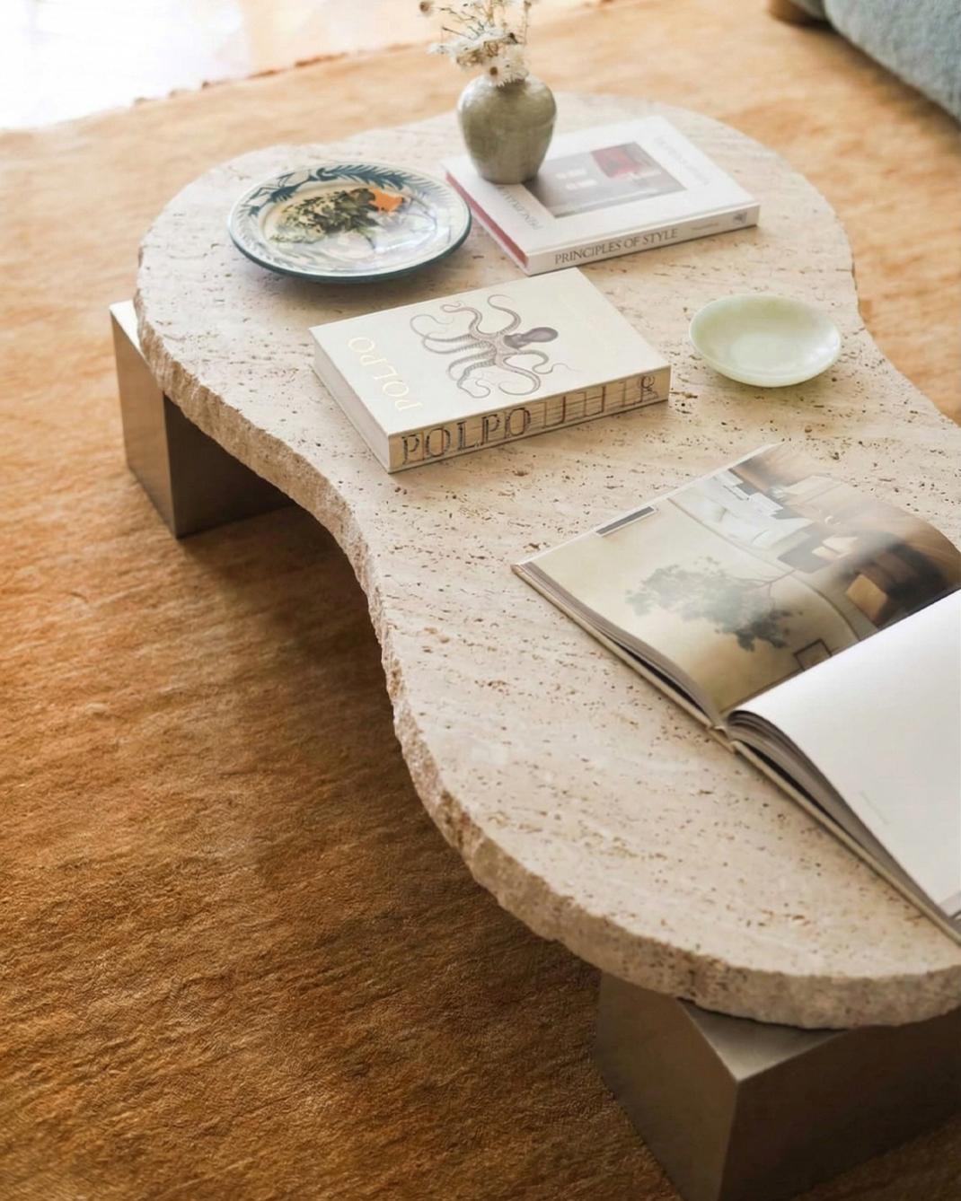 On The Rocks Wooden Coffee Table - 2