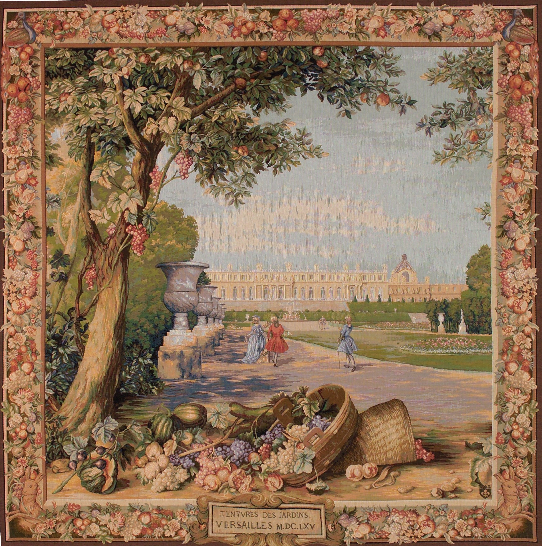 Versailles (Square) Handwoven Tapestry