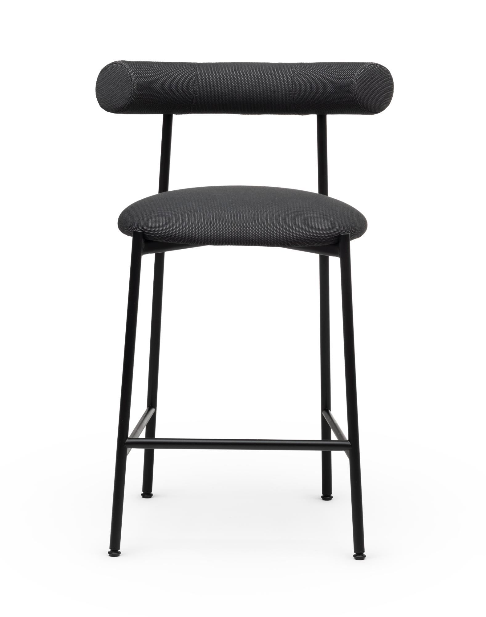 Pampa Black Bar Stool