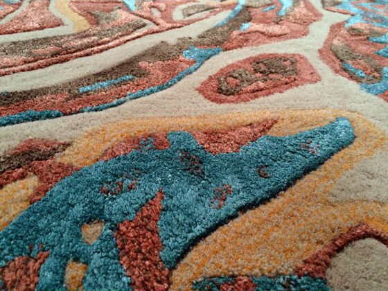 Tratto Viscose / Wool Hand-woven Luxury Rug