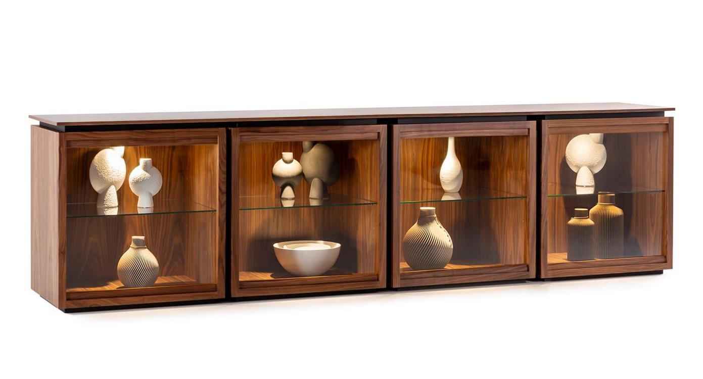 Mesh Modular Wooden Sideboard