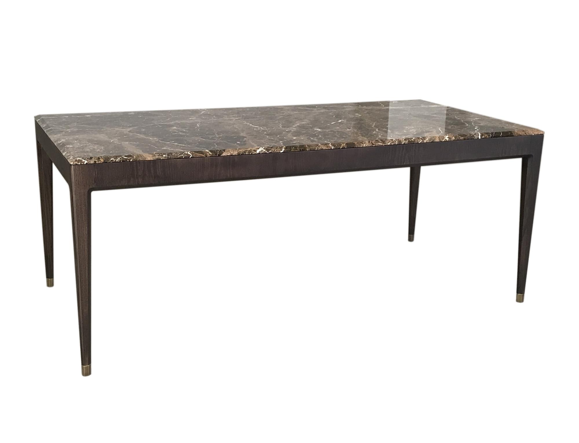 Italo Dark Handcrafted Dining Table