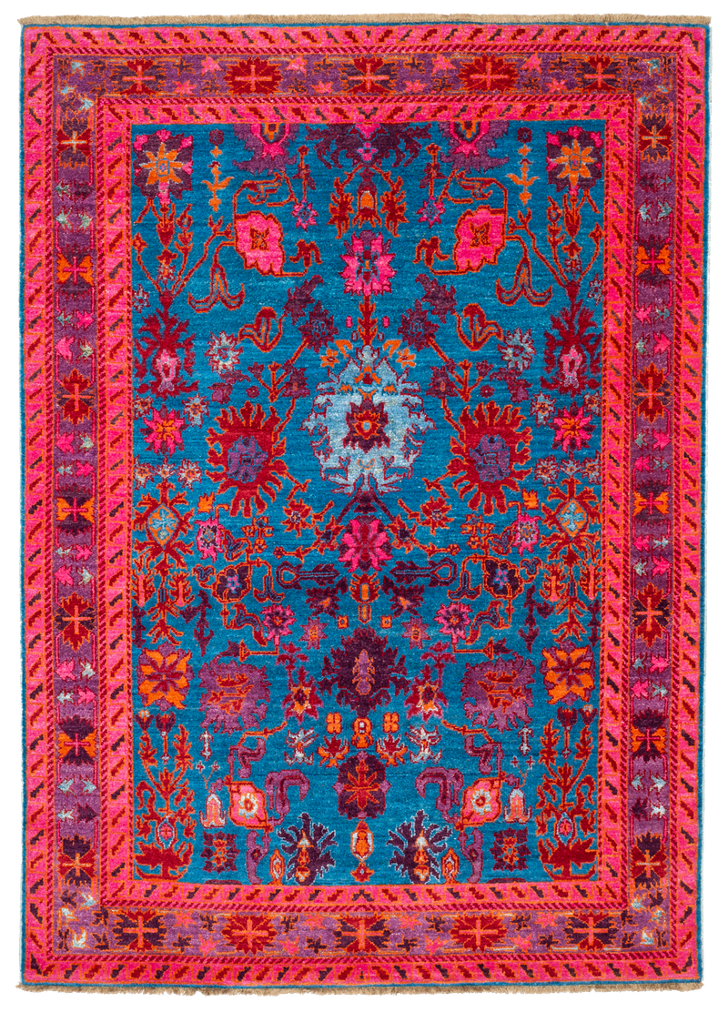 Oriental Hand-Knotted Designer Rug