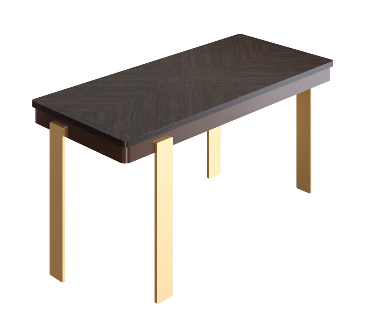 Zeus Dark and Gold Italian Coffee Table