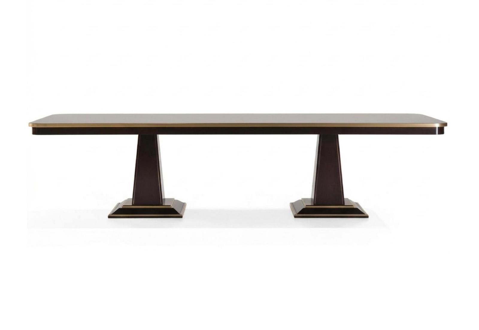 Cadillac Dark Two-Tone Italian Dining Table