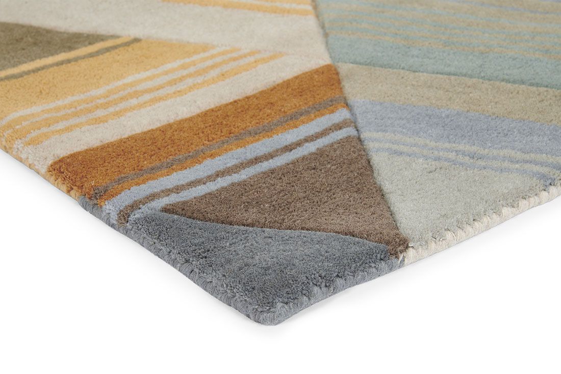 Geometric Wool Hand Woven Rug