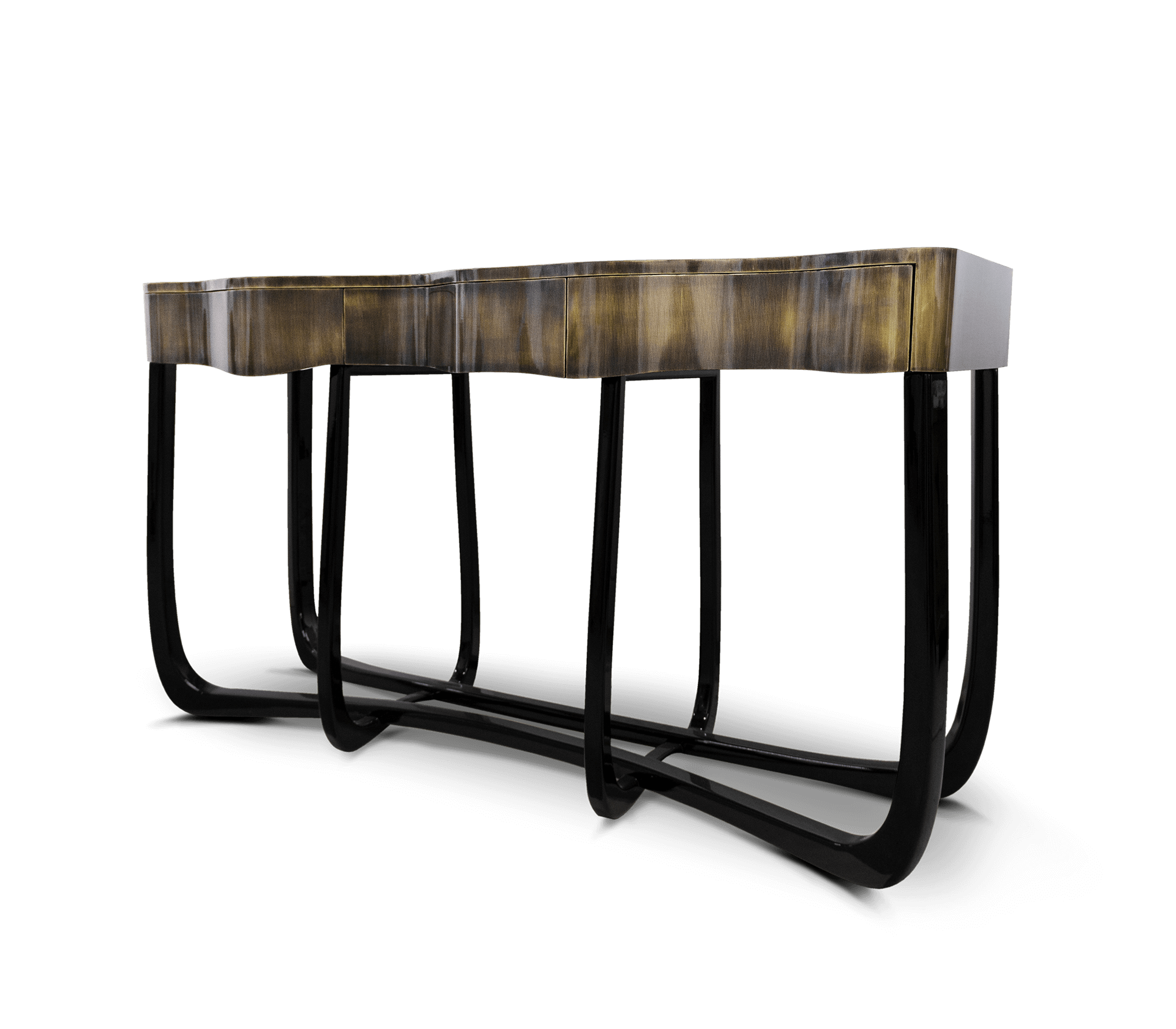 Serpentine Patina Luxe Console