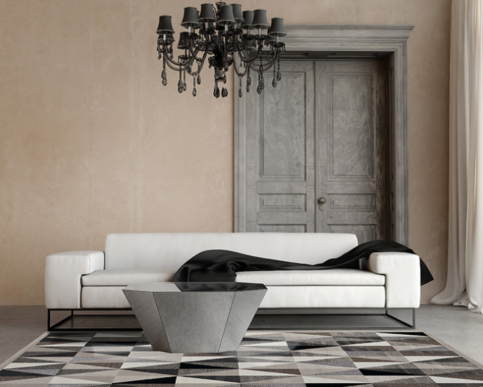 Gabriel Grey Machine Made Modern Rug