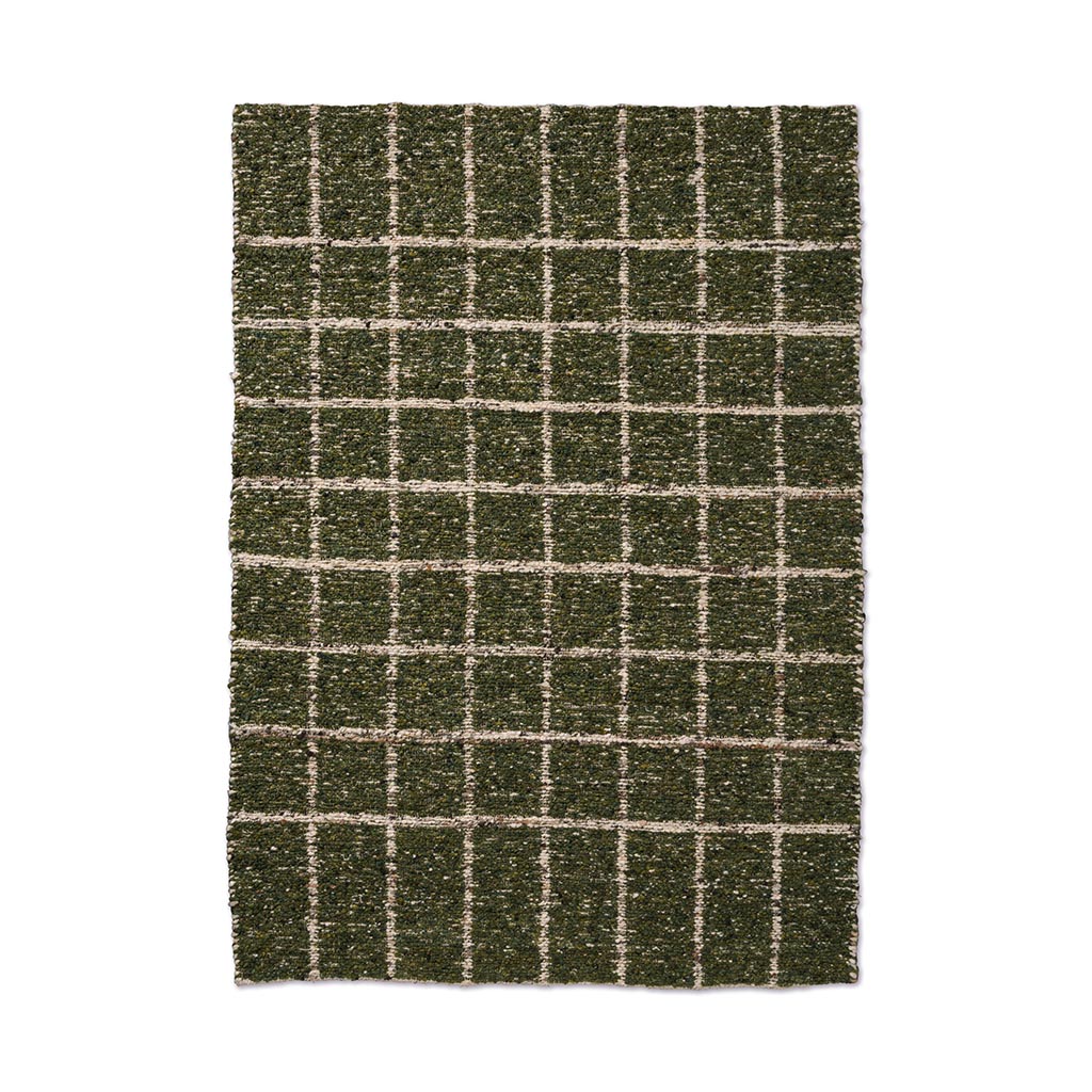 Craft Green Rug | Size: 160 × 230 cm