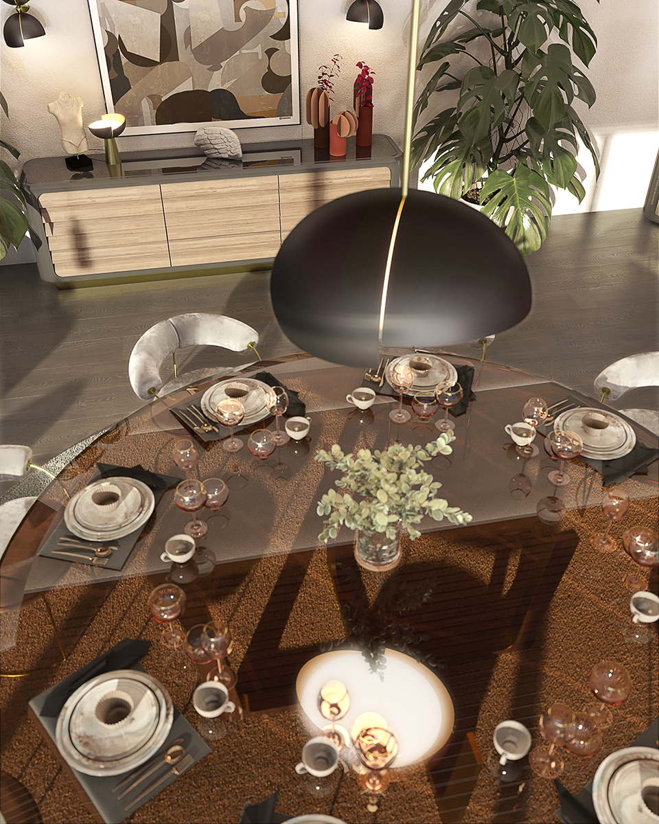 Mirage Hanging Suspension Lamp - 2