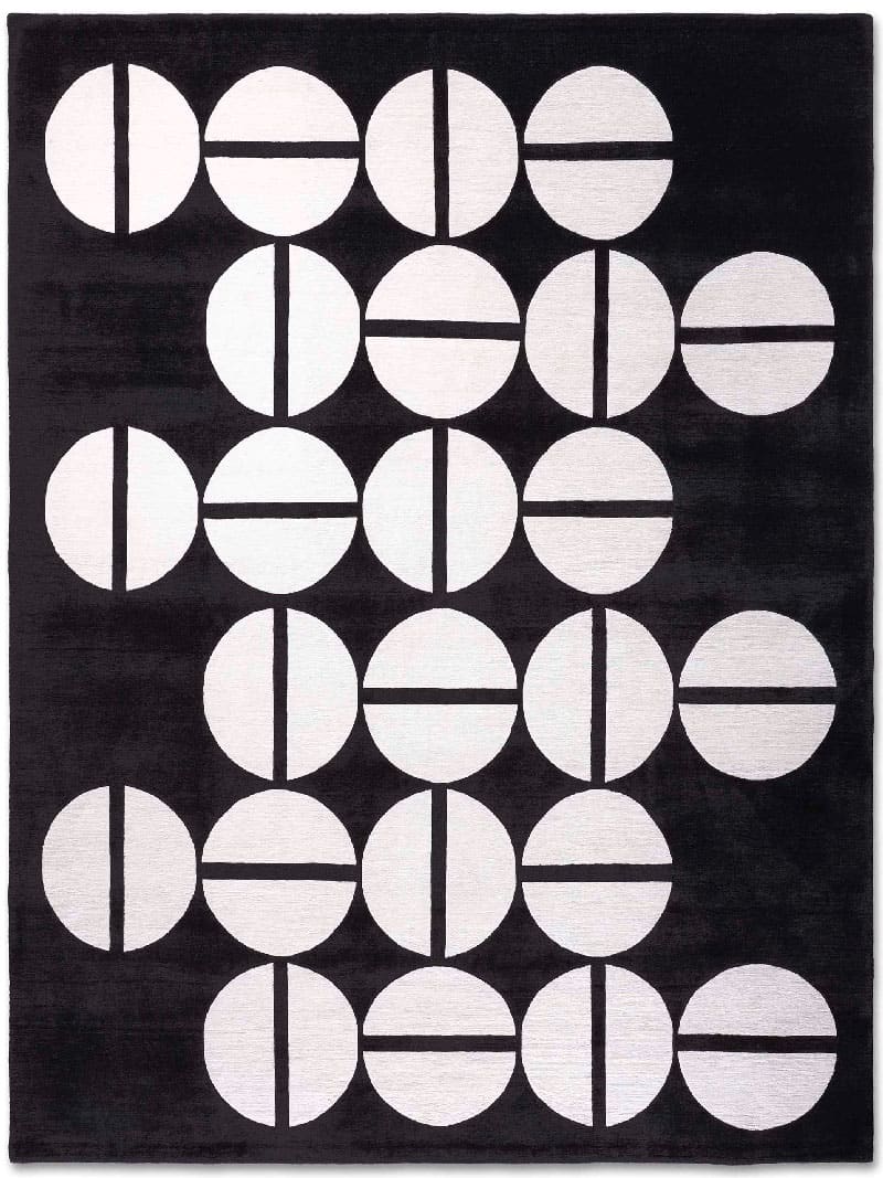 Black & White Handwoven Luxury Rug