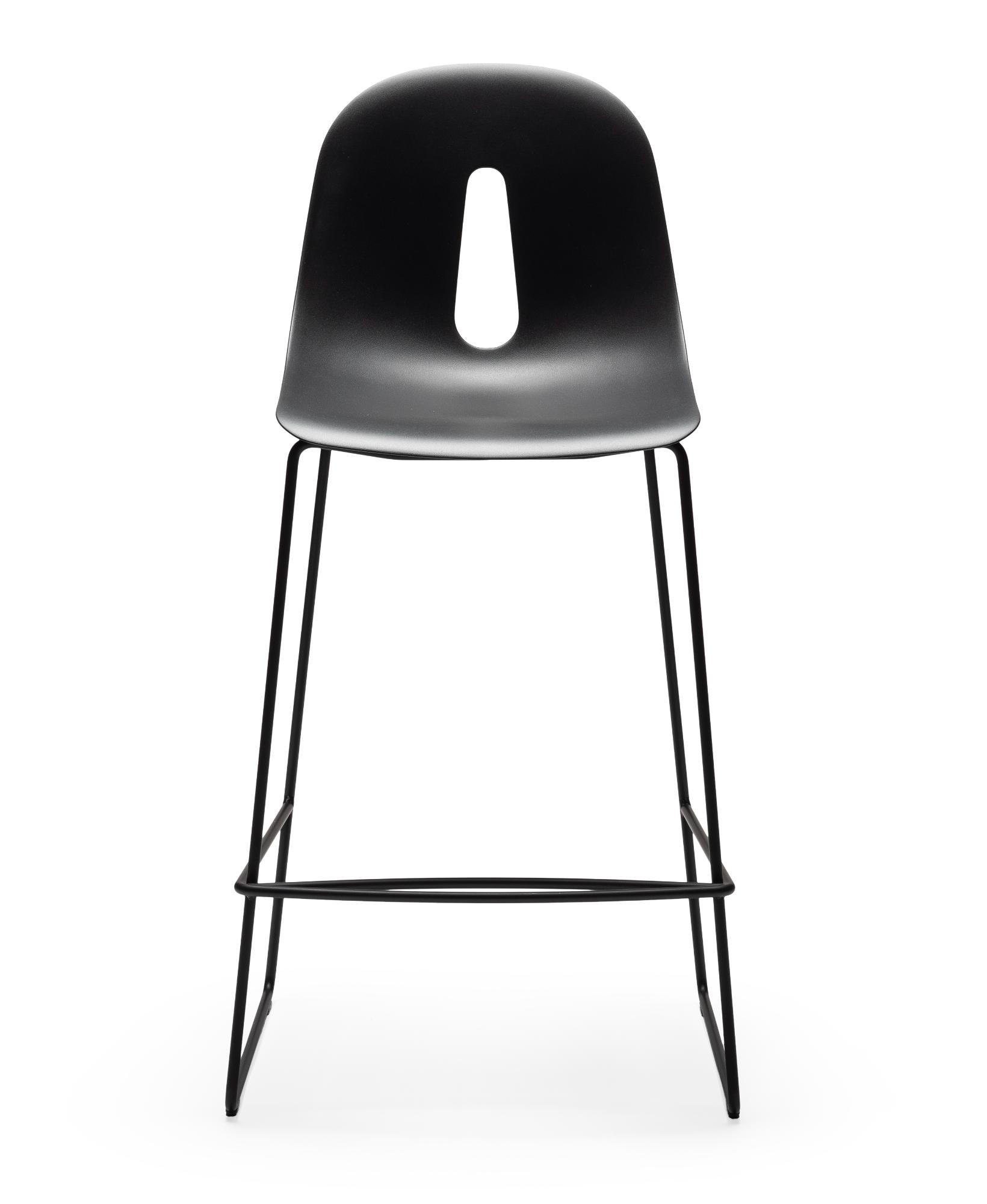 Gotham Black Bar Stool