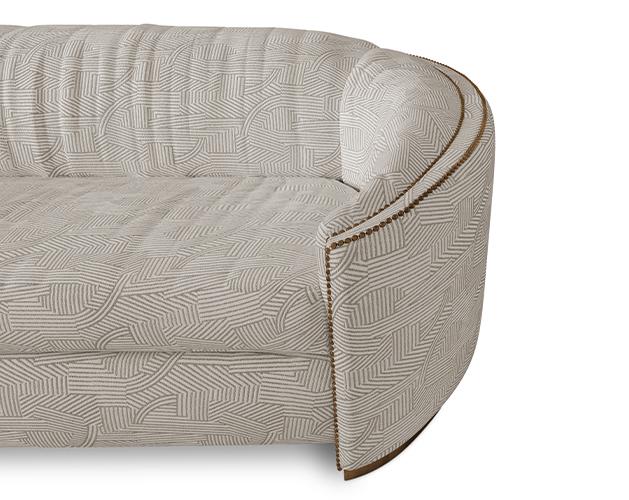 Premium Comfort Beige Curved Luxe Sofa