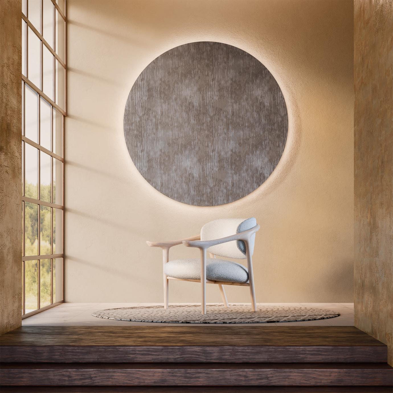 Aida Ivory Italian Lounge Chair