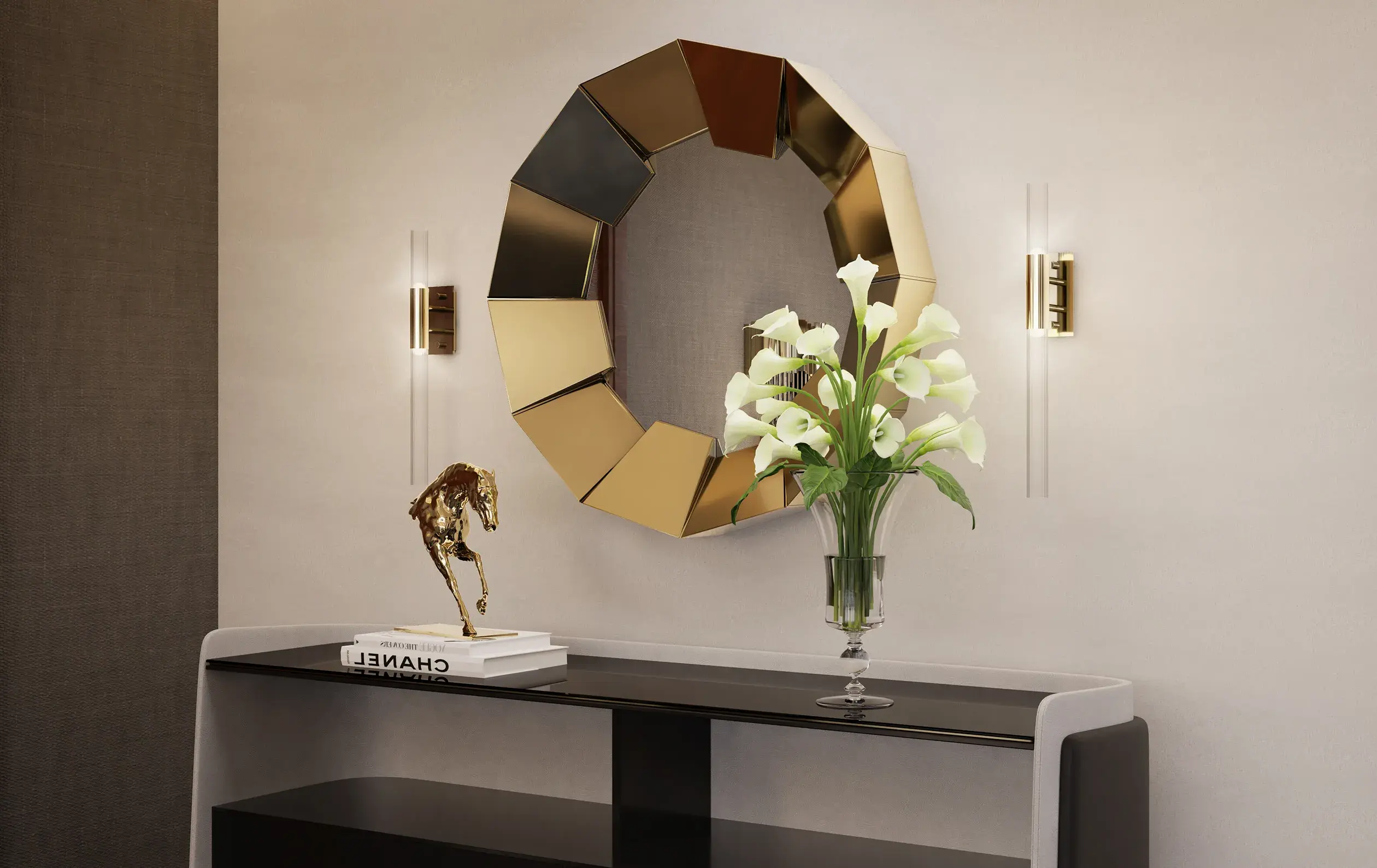 Glow Gold Mirror - 4