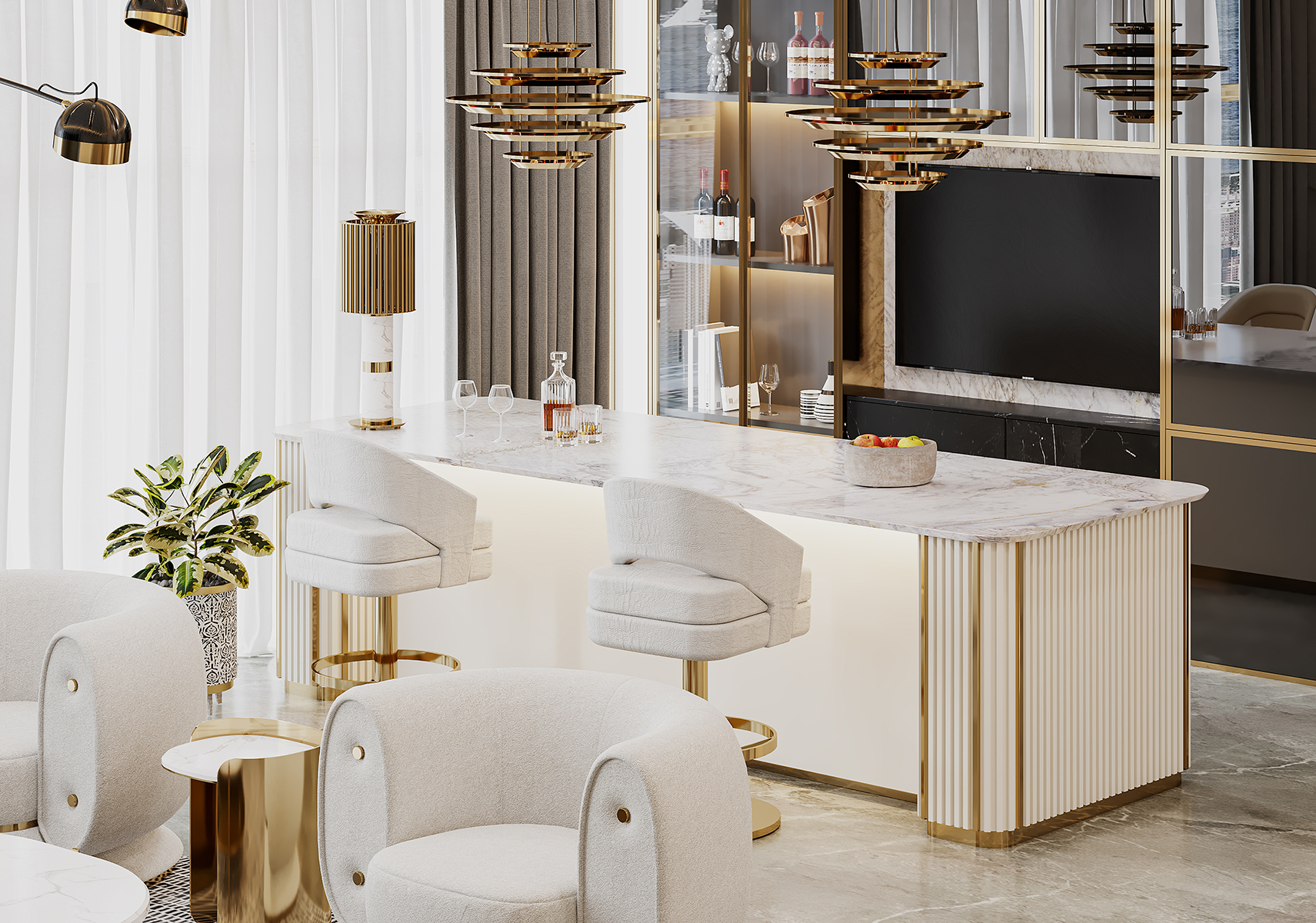 Celestial Luxe Chandelier - 1
