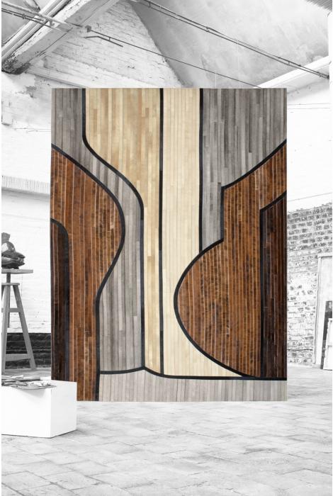 Grant Cowhide Rug by Serge Lesage