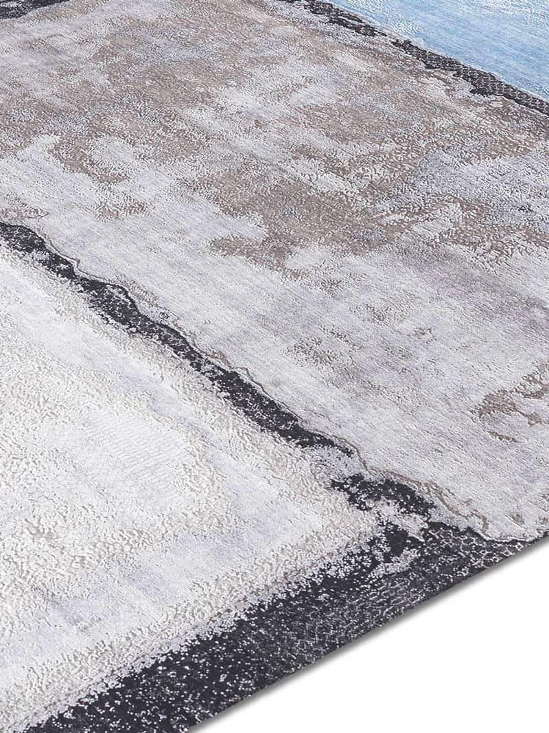 Light Blue Taupe Hand-Woven Exquisite Rug | Size: 300 x 400 cm
