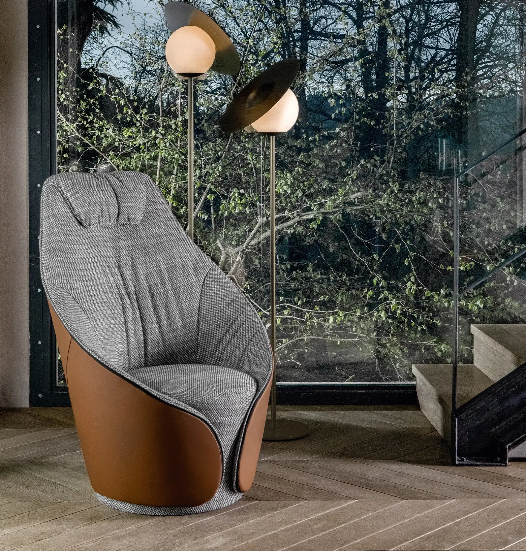 Mama Curved Armchair