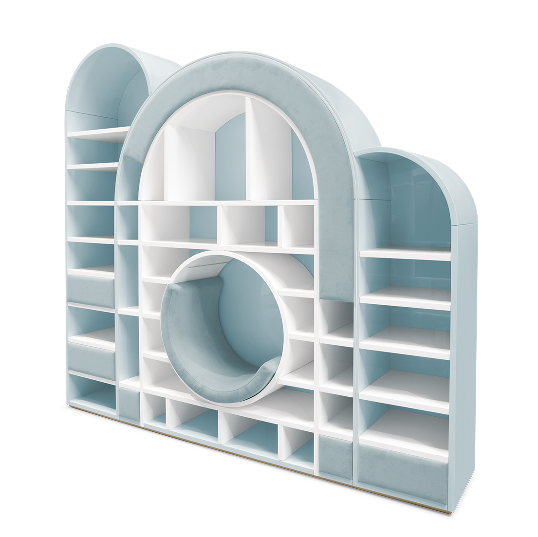 Bubble Gum Blue Bookcase