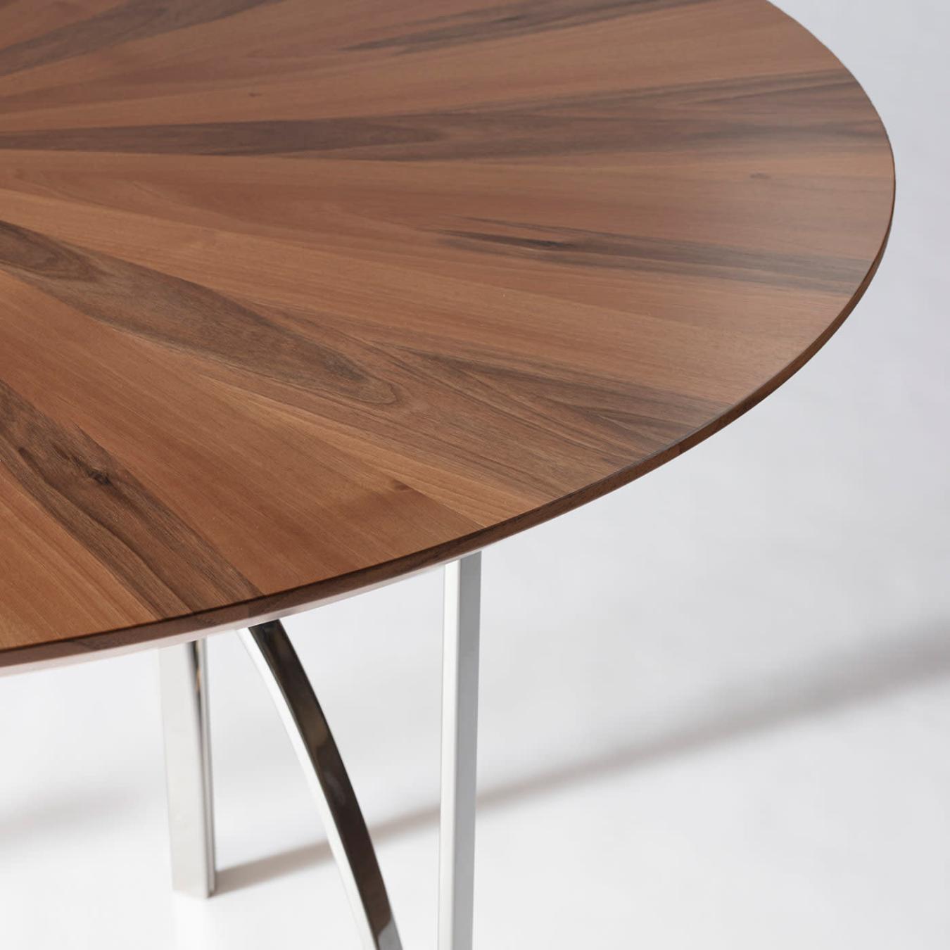Round Wooden Dining Table