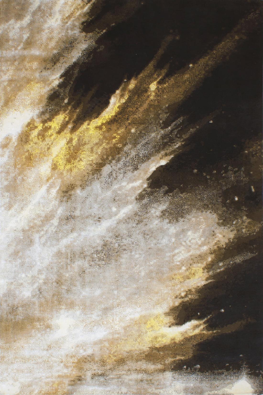 Fire Tone Blazing Design Rug | Size: 300 x 400 cm