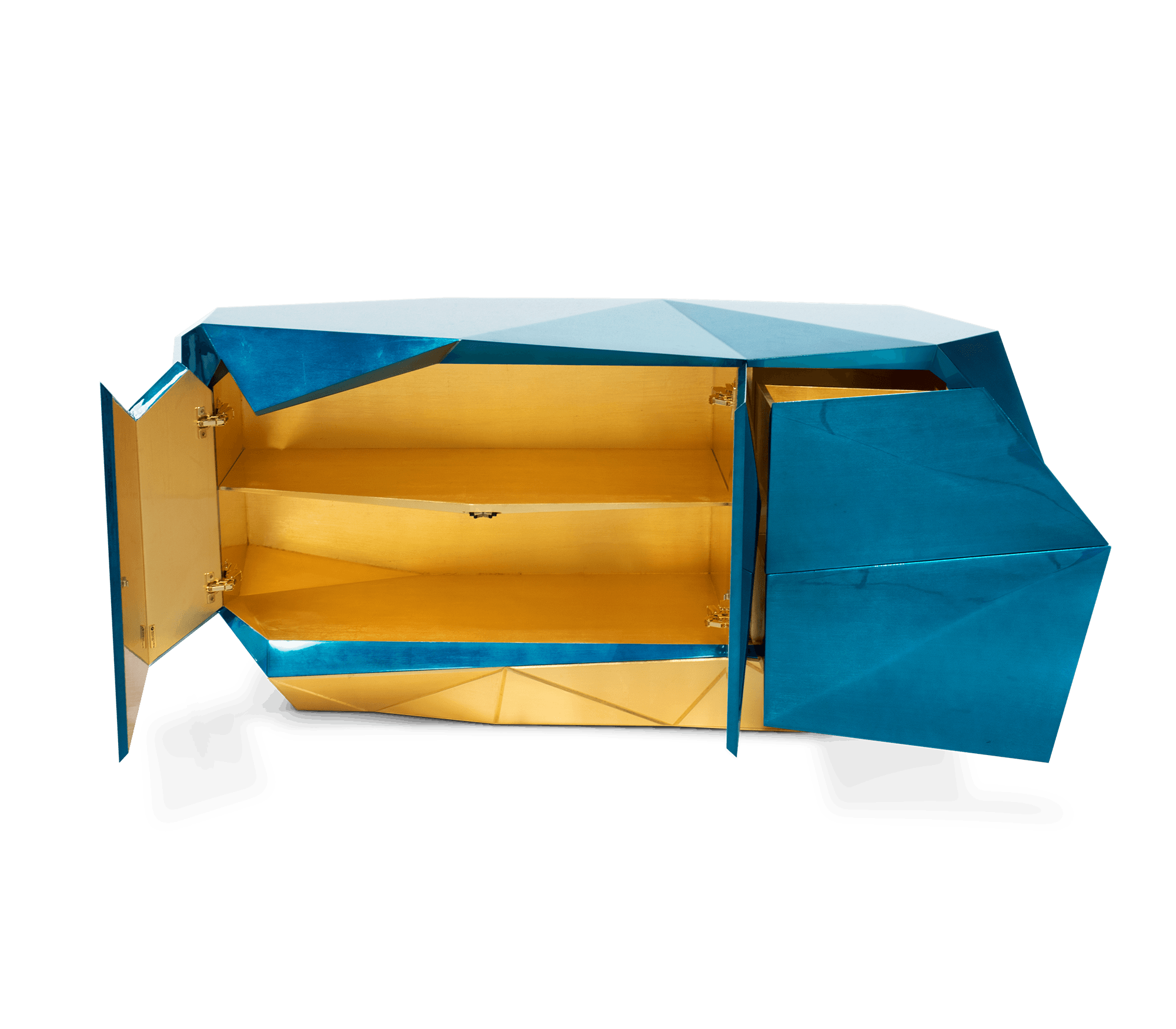 Prism Blue Designer Sideboard