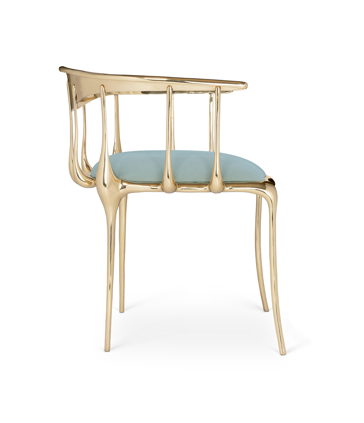 Light Blue Designer Luxe Chair