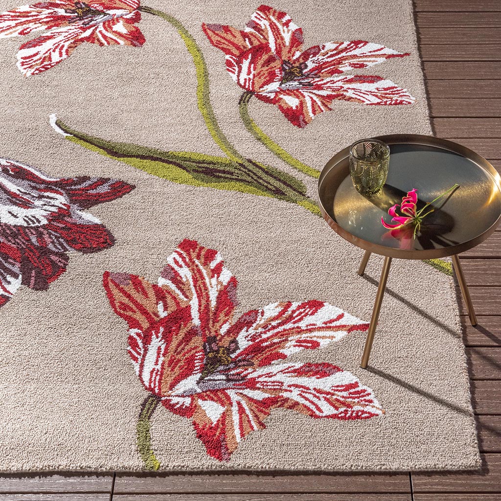 Tulips Outdoor Rug