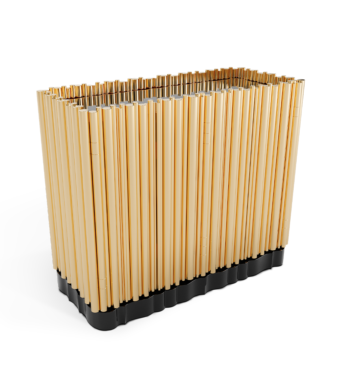 Harmony Two-Doors Gold Sideboard