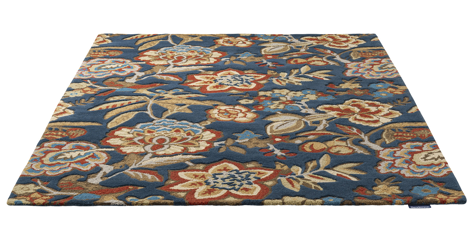 Indra Ink / Ruby Handwoven Wool Rug
