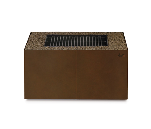 Dado Outdoor Fire Pit | Finishing: Vintage Brown