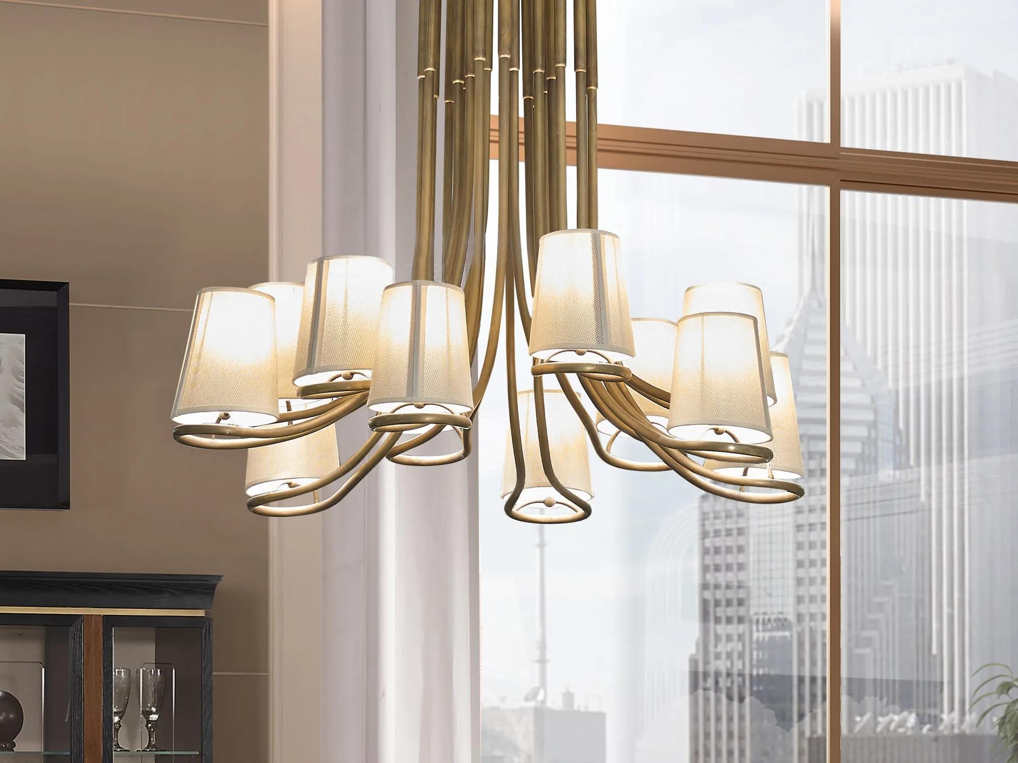 Dilan Luxe 12-Light Italian Chandelier