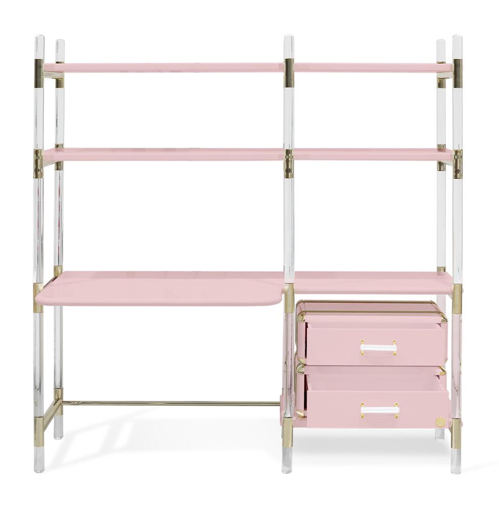Jigsaw Puzzle Pink Kids Library Shelf