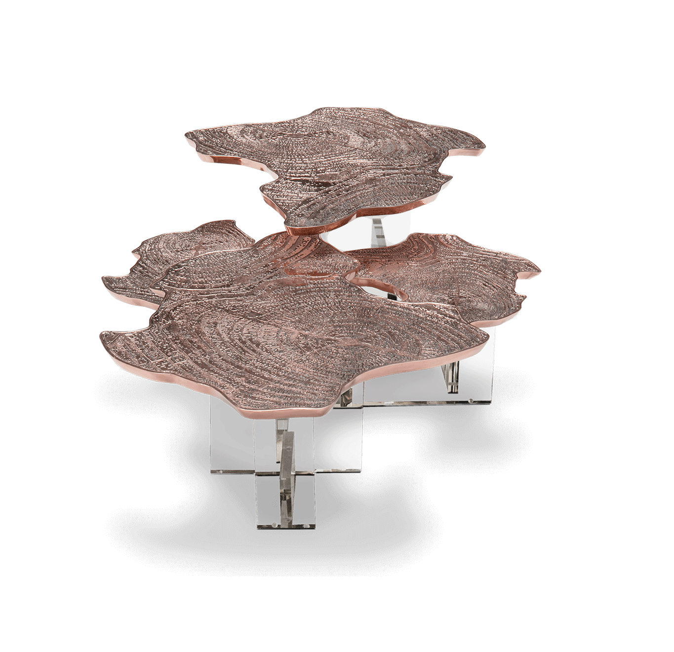 Copper Designer Coffee Table