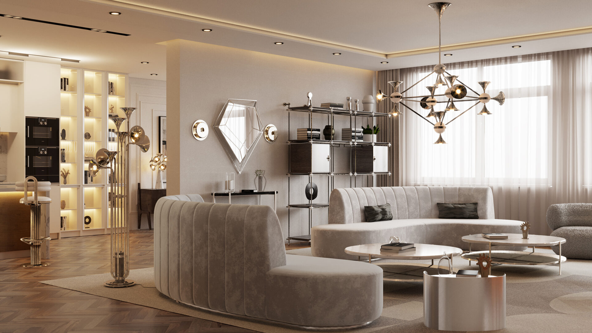 Diamond Virtuoso Suspension Lamp - 4