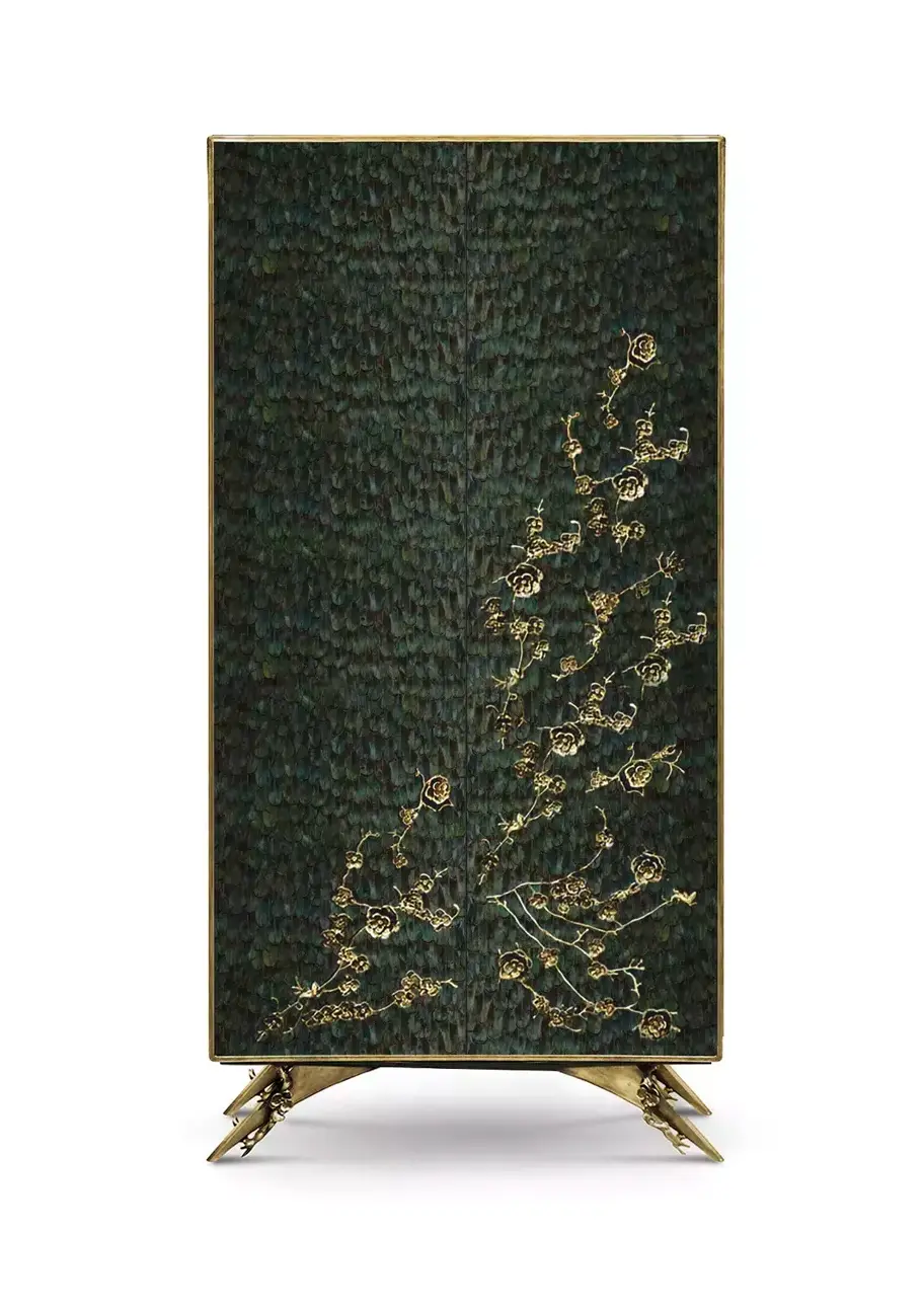 Mirage Peacock Feather Cabinet