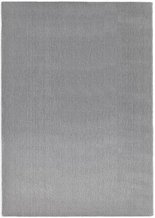 Plain Machine Washable Grey Rug