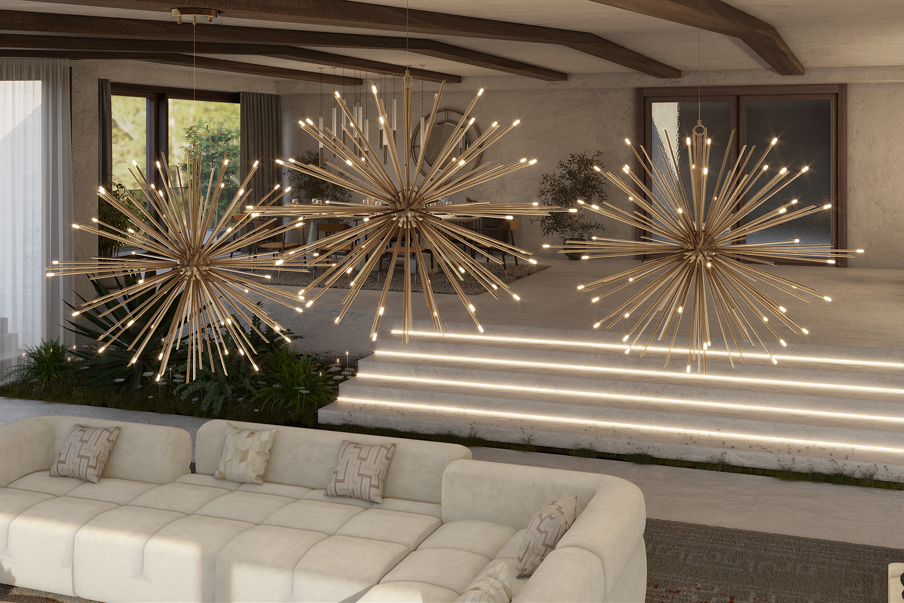 Nova Burst Suspension Lamp - 2