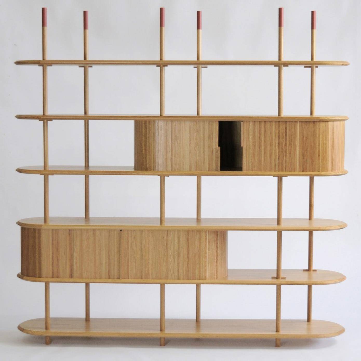 Oak Modular Bookcase