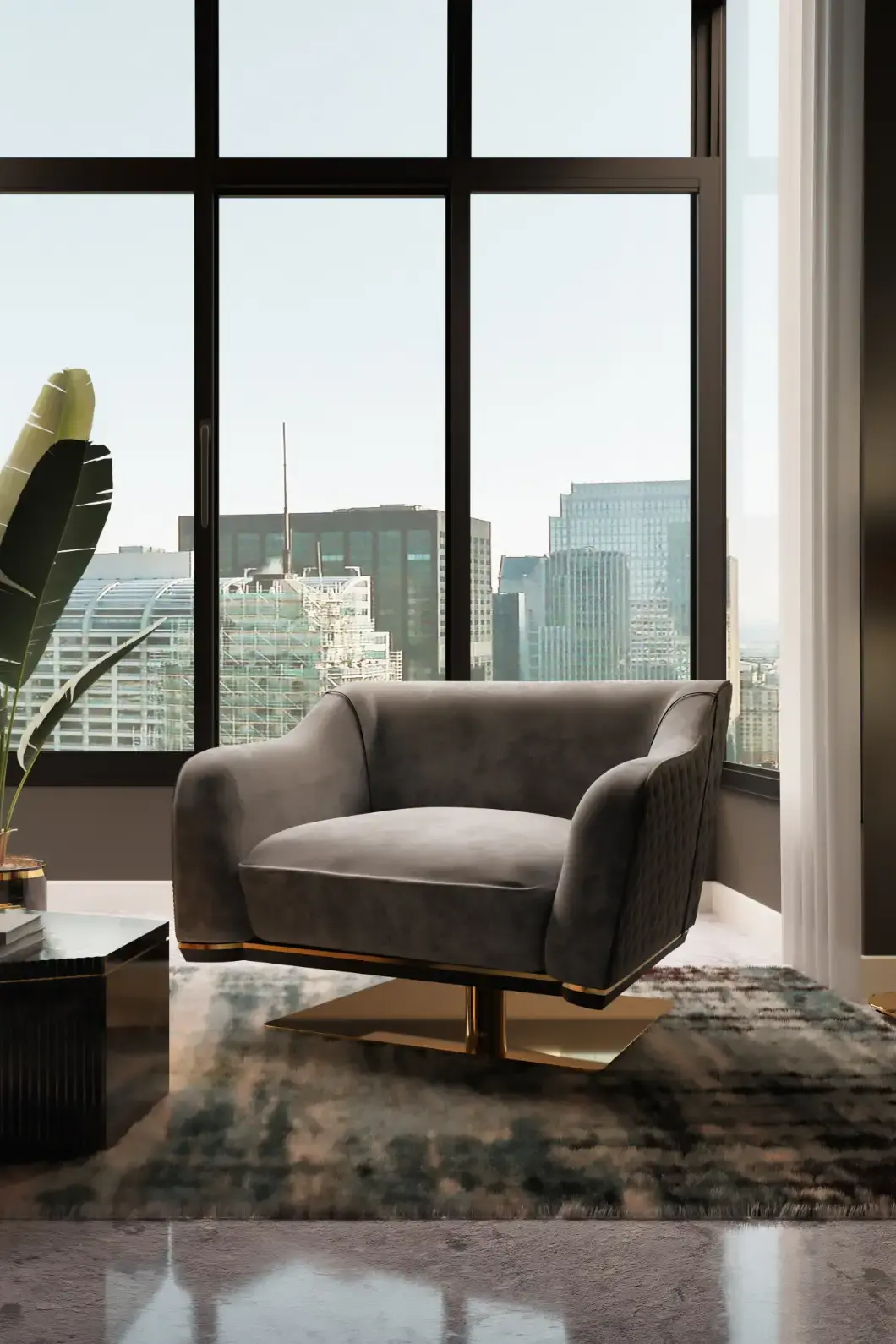 Maverick Swivel Single Sofa - 5