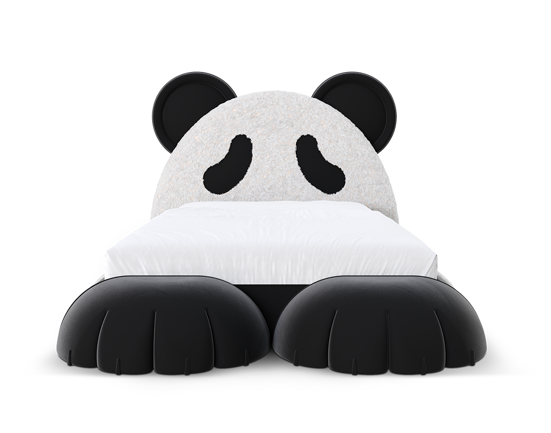 Panda Bed | Mattress Size: 90 x 190 cm
