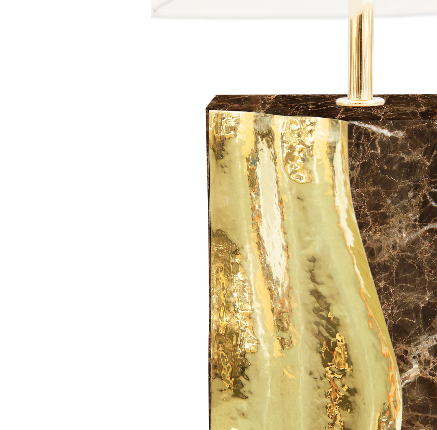 Glacier Emperador Table Lamp