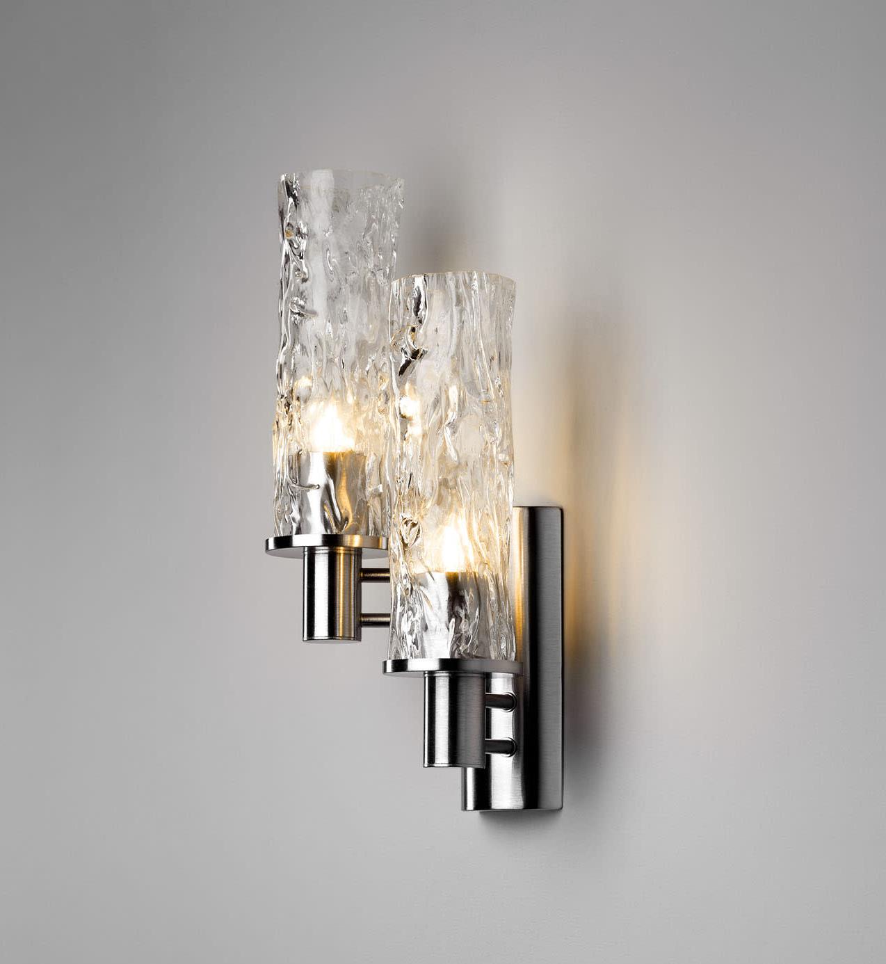 Italian Handblown Glass Wall Sconce