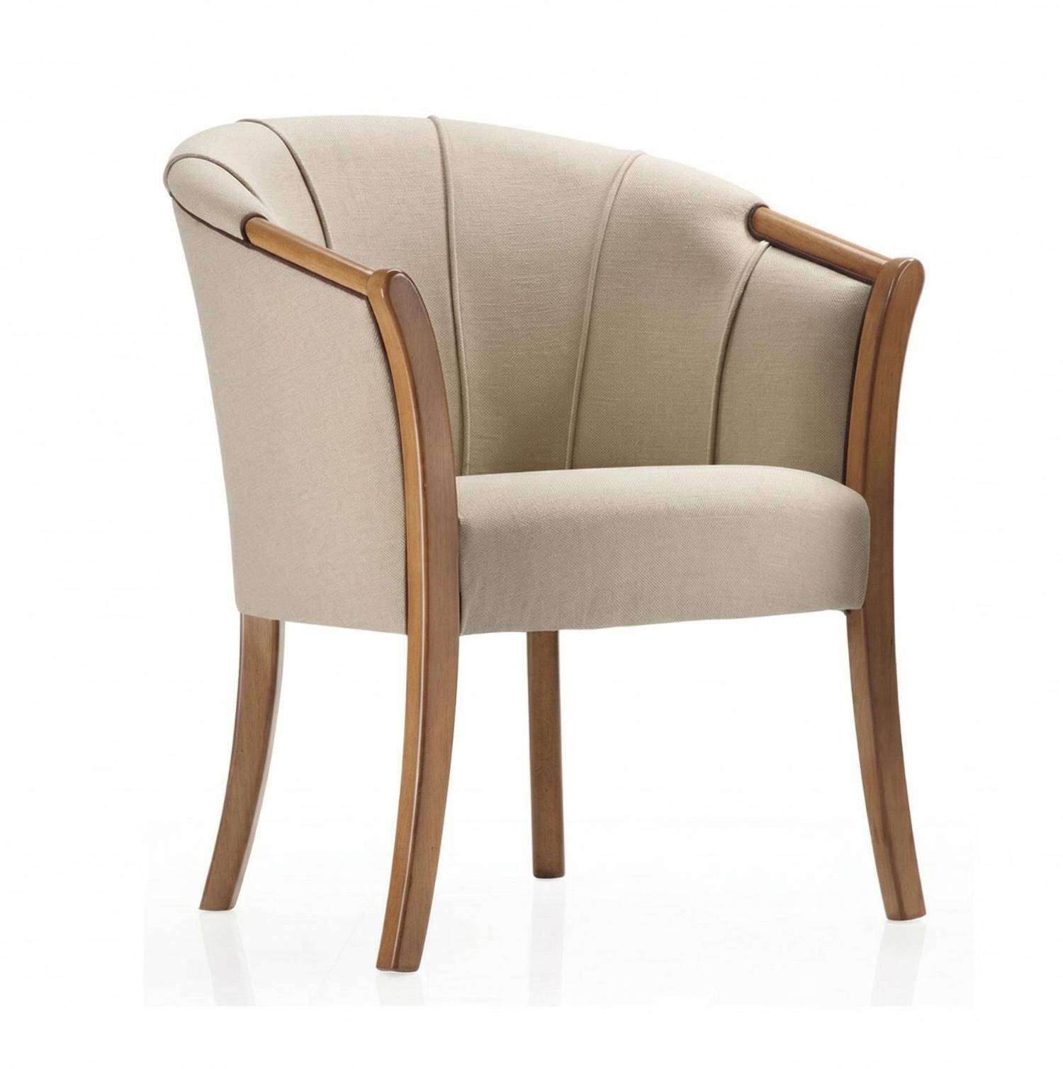 Penny Beige Classic Armchair