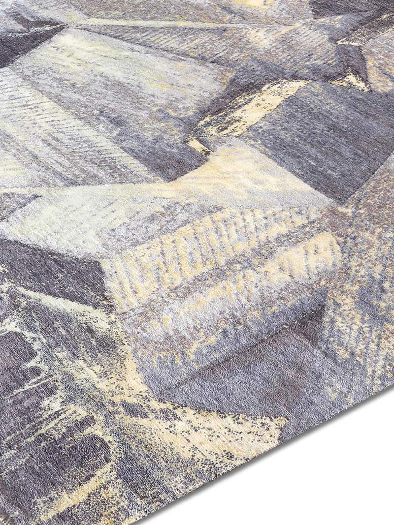 Brutalism Pastel Handwoven Luxury Rug