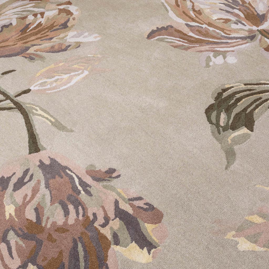 Camden Natural/Sage Green Round Rug | Size: Ø 200 cm